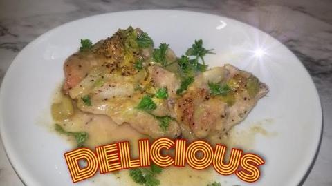 Victoria's Creamy Lemon Pepper Chicken