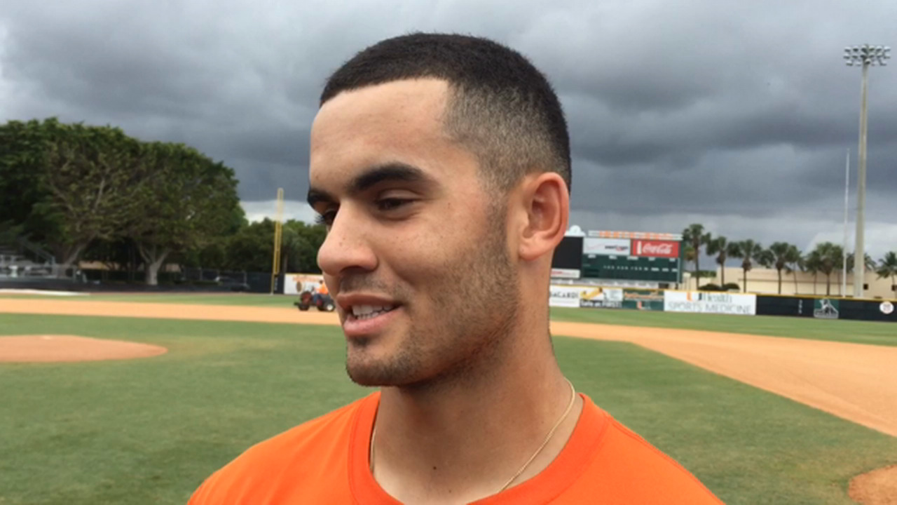 Miami Hurricanes baseball star Willie Abreu stays strong after