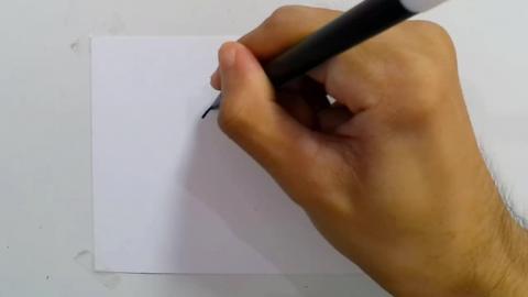 Drawing Graffiti cartoon-pig