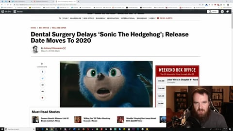 Sonic Pushed to 2020 After Studio Listens to the Fans (Li...
