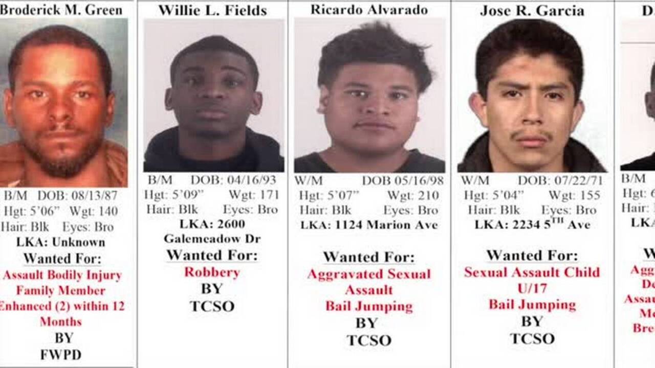 Tarrant County's 10 Most Wanted Criminals, July 26 News Tribune