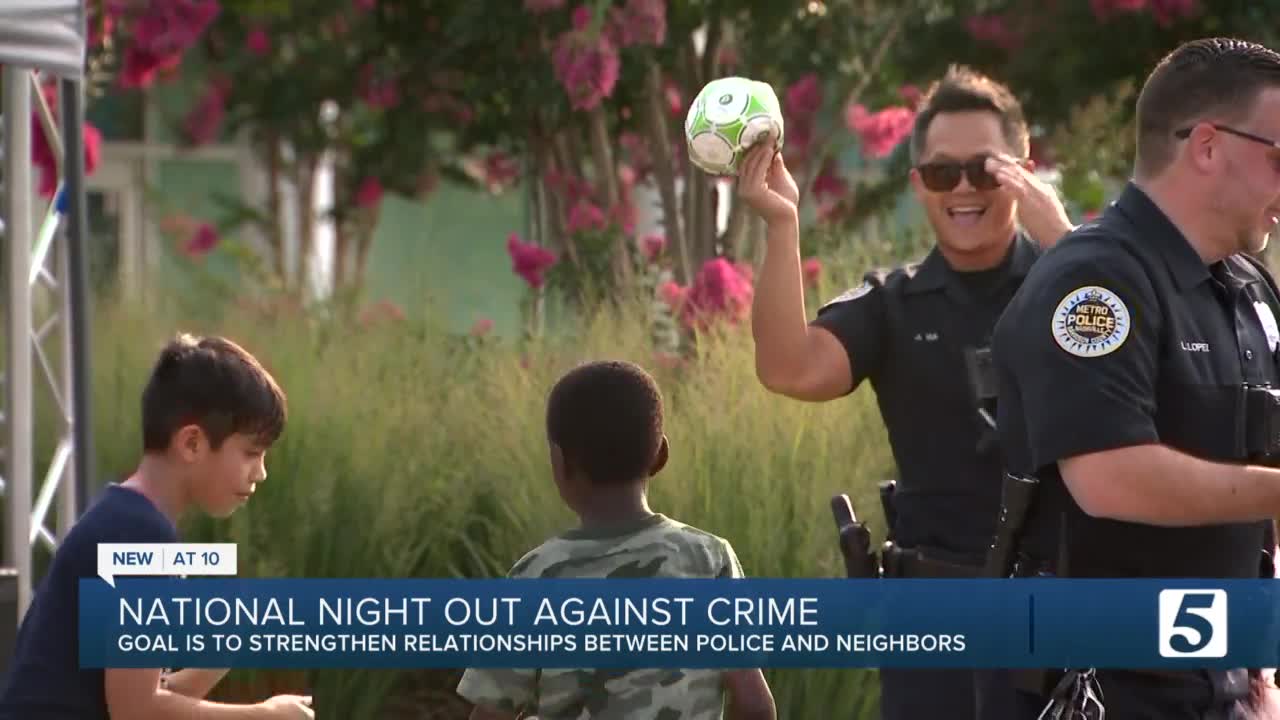Metro Police take part in National Night Out