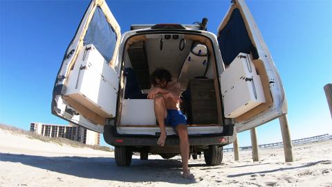 Van Life: Parking 100ft from the Ocean