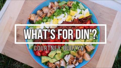 Cobb Salad Recipe & Creamy Blue Cheese Dressing