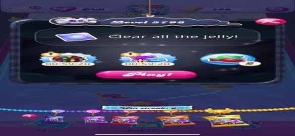 Candy crush: 6/4 level 5798 gameplay