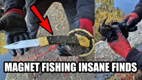 WE FOUND THIS MAGNET FISHING OMG!!!