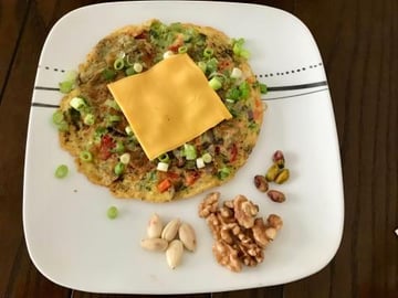 VEGGIE OMLET WITH CHEESE || BY BB CHEF