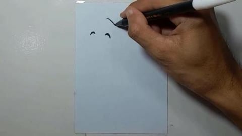 Drawing cute kebab cartoon character graffiti shorts