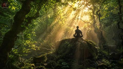 Deep Forest MEDitation  Wind, River & Birds for Calm Slee...