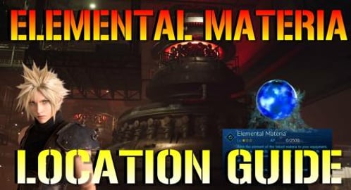Final Fantasy 7 Remake: ELEMENTAL MATERIA! | Location & G...