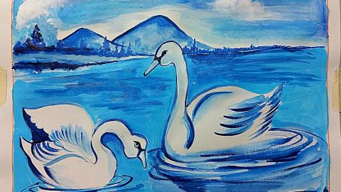 Monochromatic Painting | Tutorial | Sumana's Artwork 