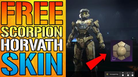 Halo Infinite: FREE EPIC "SCORPION HORVATH" ARMOR COATING...