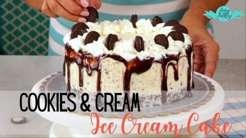 COOKIES AND CREAM ICE CREAM CAKE  | FOXY FOLKSY Recipes