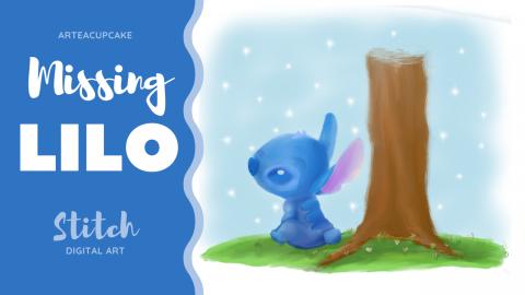 Stitch Missing Lilo Digital Art for Beginners | Autodesk ...