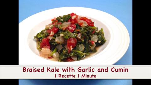 Healthy Comfort Food Recipe: Braised Kale with Garlic & C...