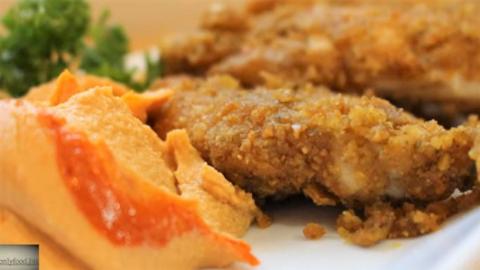 How to Make Falafel Crusted Chicken Fingers | It's Only F...