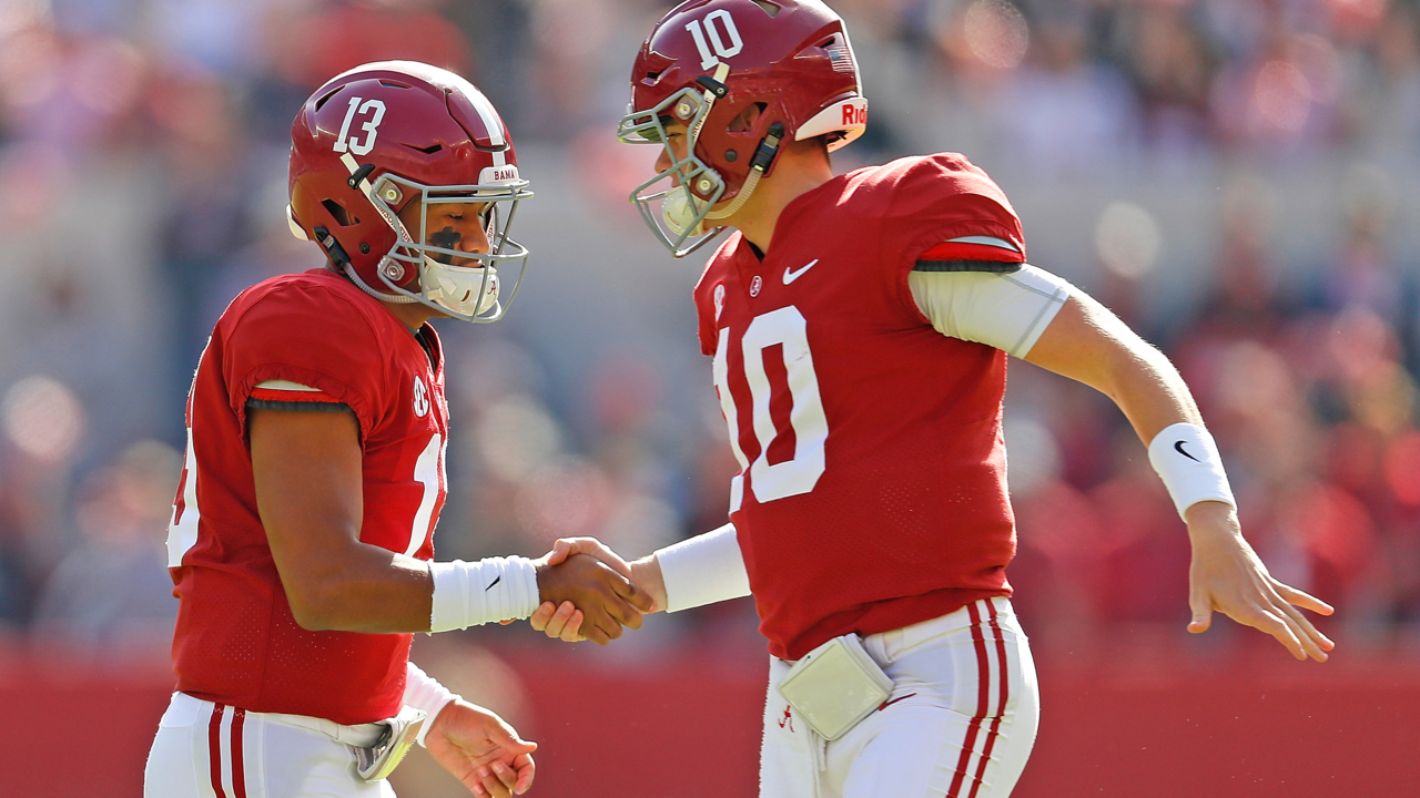 MAC JONES JALEN HURTS & TUA ALABAMA PRINT from type 1 photo