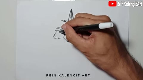 Drawing Rhino horn character Grafity 1