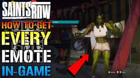 Saints Row: ALL EMOTES! They Are Awesome! How To Get Ever...