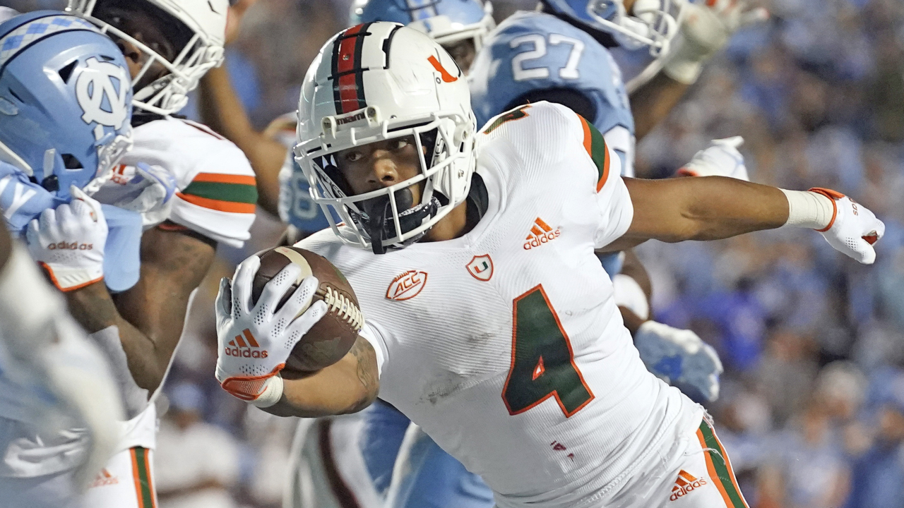 Hurricanes RB Jaylan Knighton 'I believe in my brothers' Miami Herald