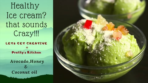 Delicious Healthy Avocado creamy Ice cream (1)