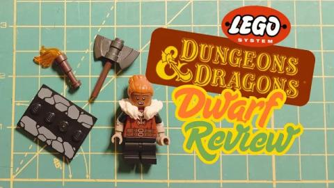Lego Dungeons and Dragons: Dwarf (warrior) Minifigure Rev...