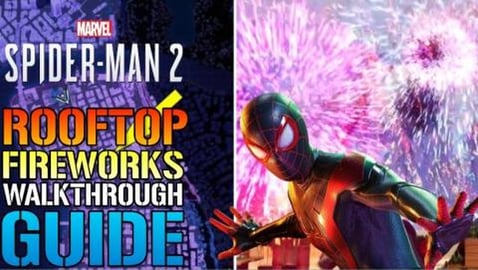 Spider Man 2: "Rooftop Fireworks" Mission Gameplay & Walk...