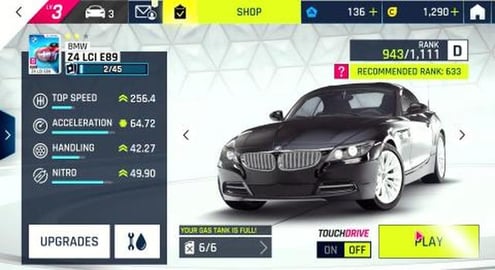 Asphalt 9: 20/10 Gearheads level 5