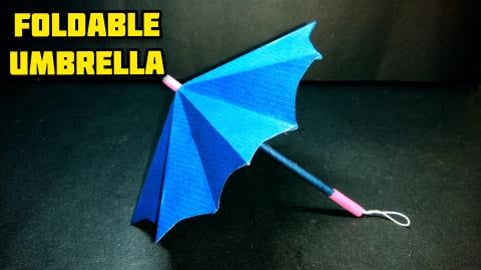 FOLDABLE UMBRELLA | PAPER UMBRELLA | Easy making | Origam...