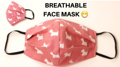 Breathable Face Mask Sewing Tutorial | How to make face m...