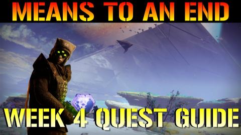 Destiny 2: Season Of Arrivals | MEANS TO AN END (Week 4 Q...