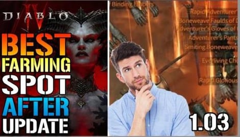 Diablo 4: BEST Farming Spot For XP! After Update 1.03! Am...
