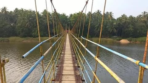 Crossing Heroor Hanging Bridge | Karnataka