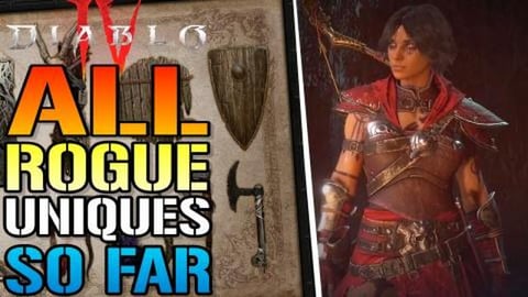 Diablo 4: All Rogue Unique Weapons, Armor, Rings & Amulet...