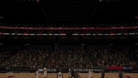 NBA2K Mobile: 25/08 gameplay (MJ + Lebron)