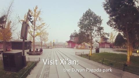Exploring the south park around  the famous Dayan Pagoda ...