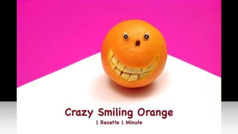 How to Make a Crazy Smiling Orange in 30 Seconds / Health...