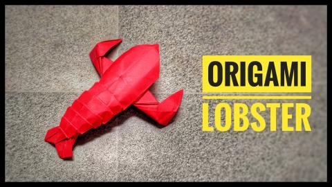 Origami Lobster | Origami tutorial | Paper craft
