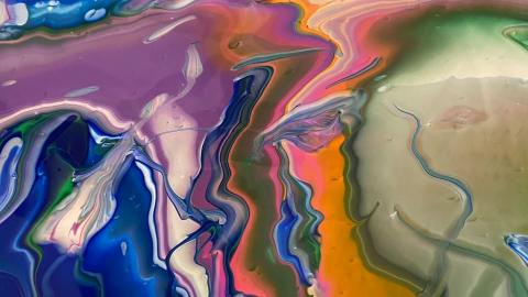 Flip Cup Technique Demo | Blick 8 X 10 Canvas | HissiCo P...