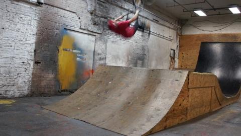 Doing a Back Flip on a BMX bike at 40.