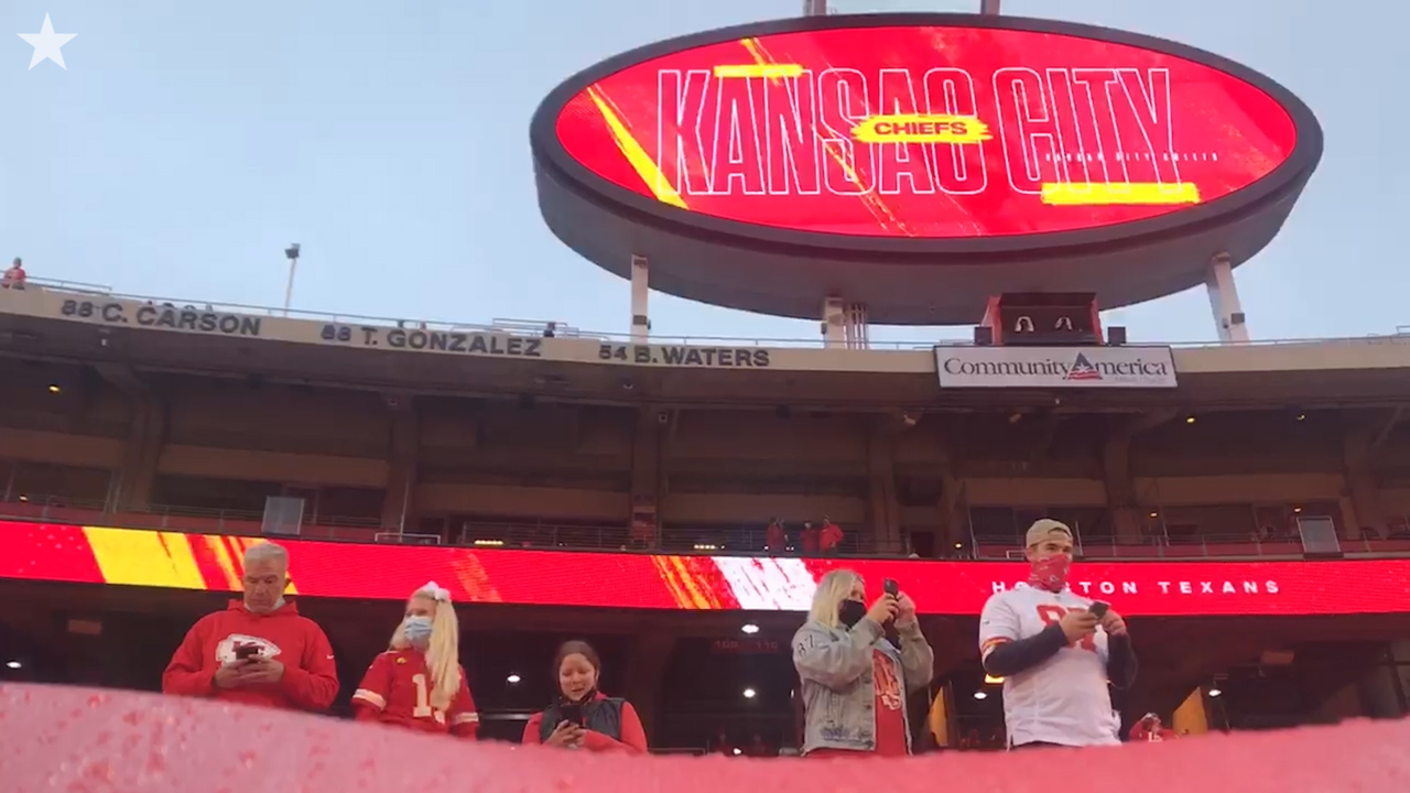 Chiefs add warming stations for fans at Christmas Eve game