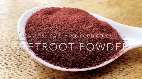 Homemade Beetroot Powder | Healthy & Organic Food Red Col...