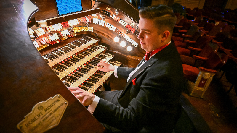 A nearly 100-year-old secret sits beneath Fresno’s Warnors Theatre. Hear it in action