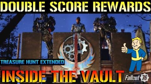 Fallout 76: New Double Score Rewards & The Treasure Hunte...