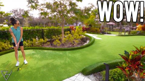 We Have Never Played A Mini Golf Course Like This! - Hole...