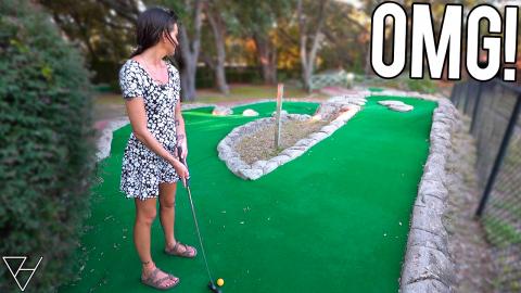 We Have Never Played A Mini Golf Course Like This! - Craz...