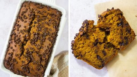 Pumpkin Chocolate Chip Bread | SweetTreats