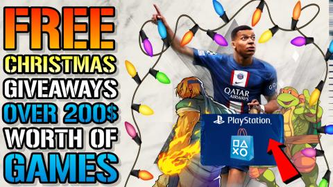 FREE Christmas Giveaways! Over 200$ Worth Of Games & More...