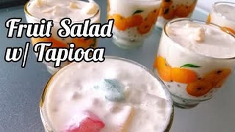TBPH142 _ FRUIT SALAD WITH TAPIOCA _ How to make Fruit Sa...