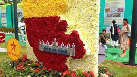Lalbagh Flower Show | Floral Map of Karnataka | Bengaluru...